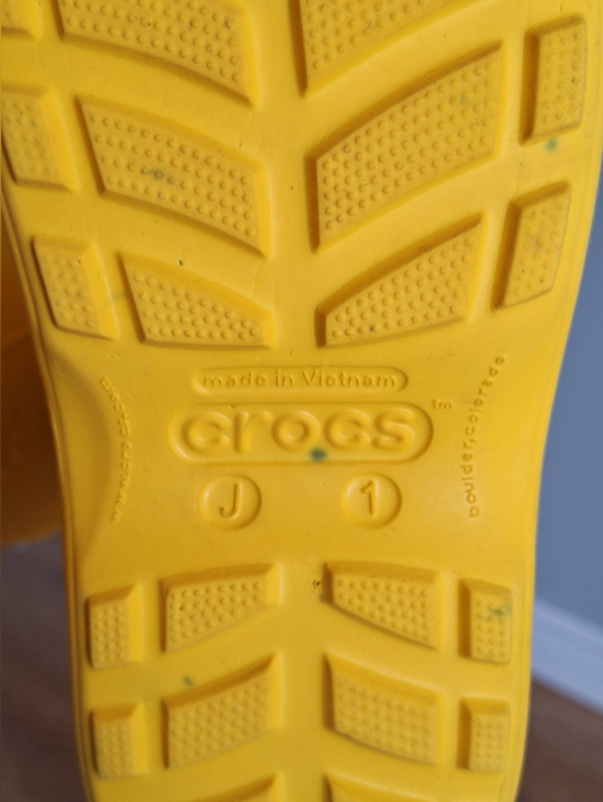 Crocs Kids' Classic Yellow Rain Boots - Picture 7 of 10